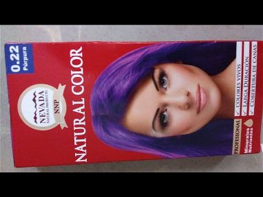 Tinte púrpura, morado o violeta para el cabello. Caja incluye peróxido - Img main-image