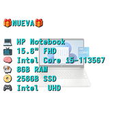 LAPTOP 🎁NUEVA🎁📦CAJA, HP Notebook (15-dy2795wm), 15.6" FHD IPS, Intel Core i5-1135G7, 8GB RAM, 256GB SSD, 8Horas - Img 56461211