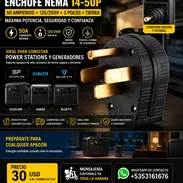 Espiga Conector Nema 14-50P de 50 Amperes 110/220 NUEVO / Enchufe respaldo eléctrico para generadores / +5355919946 - Img 55652404