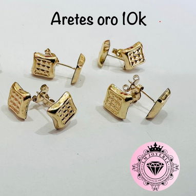 Aretes de oro 10k originales calidad garantizada - Img 122807635