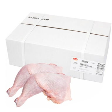 Caja de Pollo de 15kg 33 libras Importado Americano Marca Tyson ,muslo y contra muslo .Precio 35 usd . Contacto al 52686 - 2/5