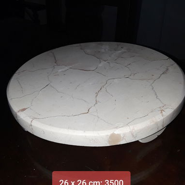 Bases de mármol cuadradas y redondas - Img 123100288