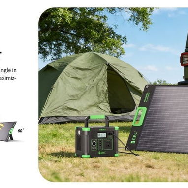 Panel Solar Portátil EBL ESP-100 100W NUEVO EN CAJA $190 - 5/5