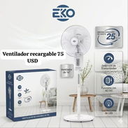 Ventilador Eko recargable - Img 57829107