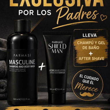 🖤KIT MASCULINE🖤 SHAMPOO 2en1 + AFTER SHAVE🖤 - Img 124046457