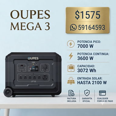 🙋🏻‍♀️⚡ 🔌‼️ Nuevos productos con precios competitivos ECOFLOW, GROWATT y OUPES‼️ La solución económica, confiable y du - 3/7