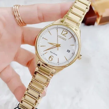 58049738 , CITIZEN ECODRIVE CHANDLER PARA MUJER (FE6102-53A) DE 37MM Y DORADO , NUEVO A ESTRENAR POR USTED , OFERTON - Img 105981259