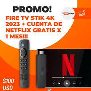 Estamos vendiendo el nuevo Fire Tv Stick 4K (último modelo 2023) + cuenta de netflix gratis!!! - Img 45522773