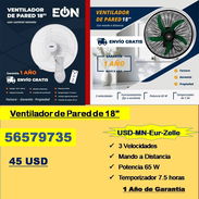FG-VENTILADORES de Pared de 18"... 56579735./(USD-MN-Eur-Zelle)/Recogida en Marianao./Garantía 1A/ENVÍO GRATIS - Img 54098396
