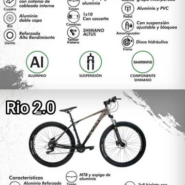 BICICLETAS RALI HIDRÁULICA NUEVAS EN 📦 CAJA - Img 121653880