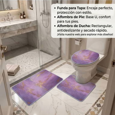 Set de 3 alfombras de baño - Img 122248437
