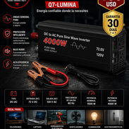 INVERSOR DC-AC 72V a 120V - 4000W Q7-LUMINA - Img 56096413