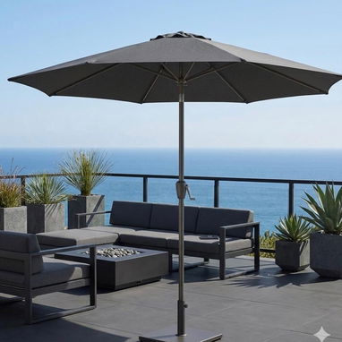 Sombrillas de terraza ideales para negocio , importadas nuevas en caja - Img 121069493