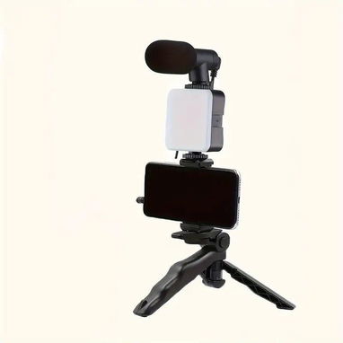 ☎️53544655 🛵 Entrega Disponible ⭐ Trípode para teléfono móvil con micrófono y luz led⭐ - Img 103034754
