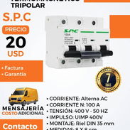 Breaker Termomagnetico Tripolar SPC de 100 A - Img 57659895