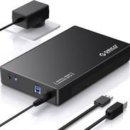 ORICO Caja de disco duro externo USB 3.0 para discos duros SATA de 3,5/2,5 pulgadas / SSD de hasta 20 TB, caja de disco - Img 53192763
