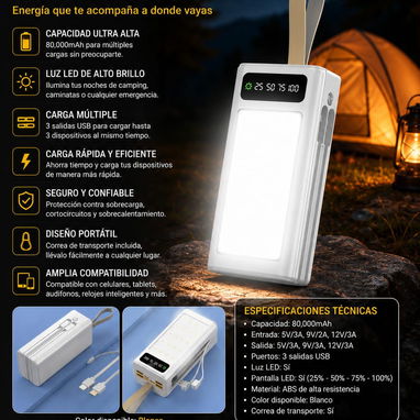 Power Banks// 70mil y 80 mil mHa - Img 124112565