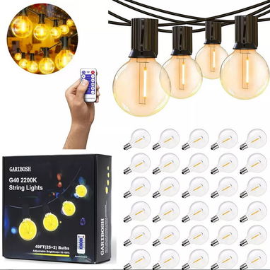 Tiras de luces LED + Control remoto + Luz cálida - Img 100418799