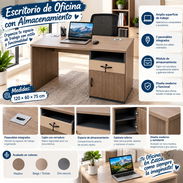 Escritorio de oficina con almacenamiento (CV) - Img 57674467