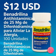 Benadrilina Aliviar la Alergia - Img 53374941
