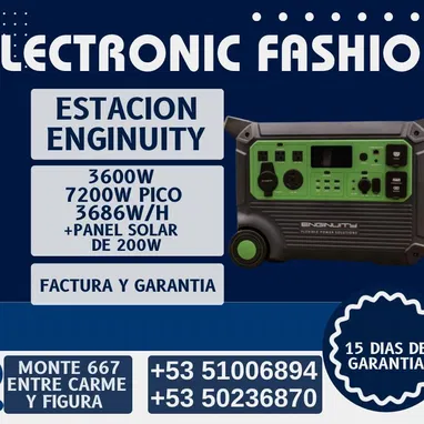 ✅AMPACE ANDES 1500 1462 WH 2400W PICO 3600W 750 USD  TELEVISORES LAVADORAS NEVERAS CAFETERA ELECTRICA BATIDORA REYNA - Img 121302017