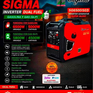 Plantas eléctricas  de gas de la calle/gas de balita  y gasolina - 4/4