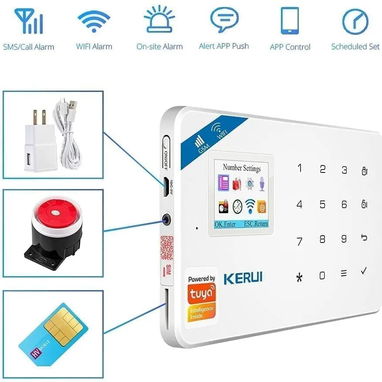 Sistema de Alarma KERUI para Casa (2 Sensores) - Img 123202550