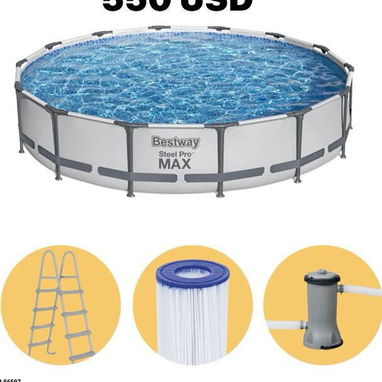 PISCINA, CHALECO INFLABLE, JUEGO DE BOLEIBOL - Img 120660056