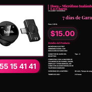 Hoco – Micrófono Inalámbrico L21 Charm - Img 57218507