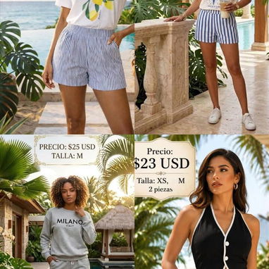 Conjuntos de blusa y shorts - 5/7
