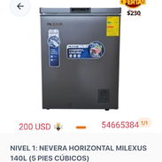 Nevera 5.5 pies Milexus - Img 56433677