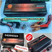 INVERSORES ONDA PURE 4000 W DE 72 VOL .....NUEVOS A ESTRENAR✨👌✨ - Img 52447005