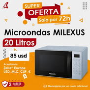 microondas Milexus 20 litros. cubaganga 💯 - Img 56088762
