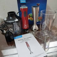 Batidora de mano Midea con merenguera y procesador de alimentos - Img 57190950