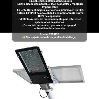 Bombillos y lámparas recargables (algunos con panel solar) varios modelos - 7/10
