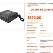Diseño inteligente para este Backup/UPS de PC 1000VA 600W útil VPT#-0031 - Img 55655886