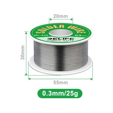 Estaño RELIFE RL-445 Alta Pureza 0.3mm 🌐 - Img 127639423