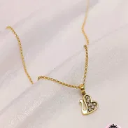 Elegante cadena de oro 10k con dije de corazón ❤️ - Img 55609565