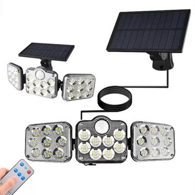 Lámpara Solar de Pared Solar con Sensor de Movimiento IP55 - 2/4
