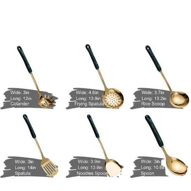 Juego de cucharones de acero inoxidable - Img 122049841