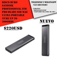 Disco Duro SanDisk Professional 2TB Pro-Blade SSD MAG Ultra Portable NVMe Up to 3000MBs "Nuevo" - Img 54778556