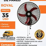 Ventilador de pared Royal 18 " 95 w - Img 54847905