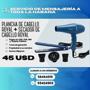 💇🏼♀️ PLANCHA + SECADOR DE PELO 🔴 ROYAL 💲45 USD - Img 54535693