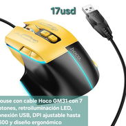 Mouse con cable, de 7 botones, LED, DPI - Img 58057726