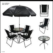 Mesa con sombrilla para terraza 190usd - Img 56220797