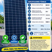 Paneles solares 500w monocristalinos - Img 57663550