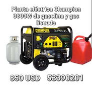 Planta eléctrica 3800W de gasolina y gas licuado - Img 55507987
