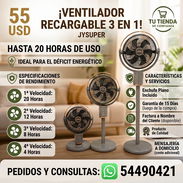 VENTILADORES RECARGABLES AL MEJOR PRECIO 🚨 (JySuper 3 en 1 y Deler 4 en 1) - Img 57710868