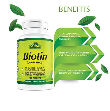 Biotin Alfa 100 Tabletas de 5000MCG Cada 1 , Precio 12USD  ( Soy de la habana) Precio/Detalles/Fotos Leer!! - Img 74880557