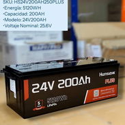 Bateria HUMSIEK LIFEPO4 24V 200Amp 5KW - Img 57204106